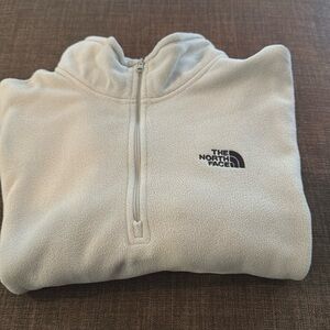 North Face Polar Fleece Quarter Zip Size XL Preowned